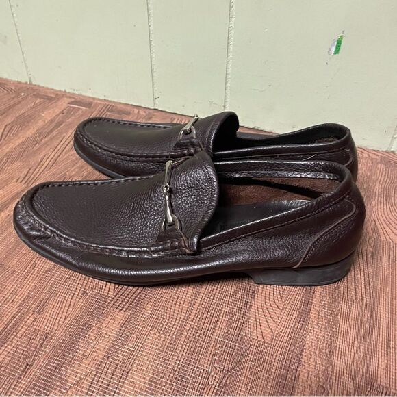 To Boot New York Shoes Men’s 11.5 Leather Horsebit Loafers Brown Shoes‎ main image 6